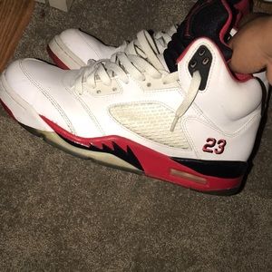 Jordan fire red 5